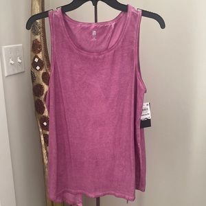 NEW. Ideology Casual tank top. Semi open back. Size Medium.